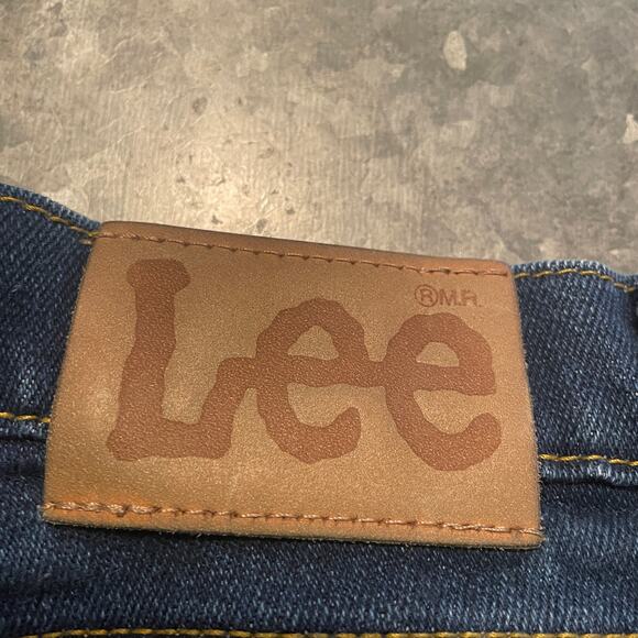 Vintage Lee Riders USA Bootcut Denim Jeans 28x30 (30x32) Western Leather Patch 1 - Picture 8 of 13